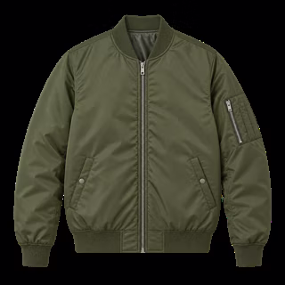 Men's olive bomber