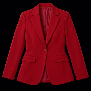 Women's red blazer