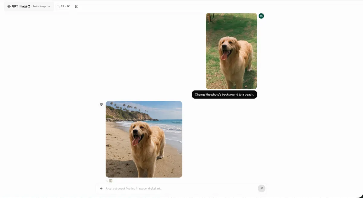 Editor de imágenes con IA para imágenes de referencia