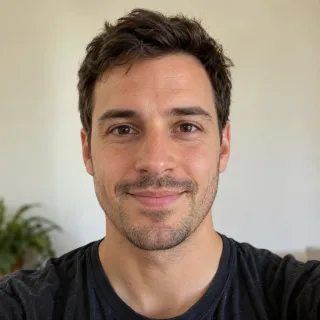 Original portrait of the man used in the zombie couple video example