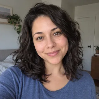 Original portrait of the woman used in the zombie couple video example